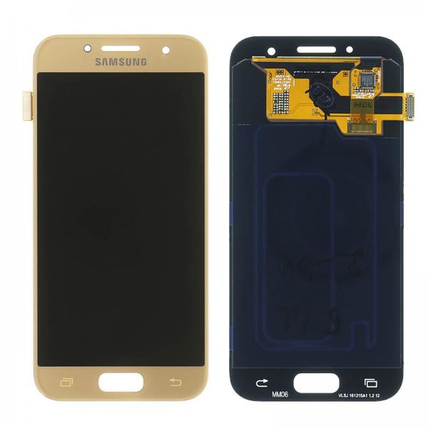Lcd Pantalla Samsung Galaxy A3 (2017) A320 Completa Dorada Sin Marco