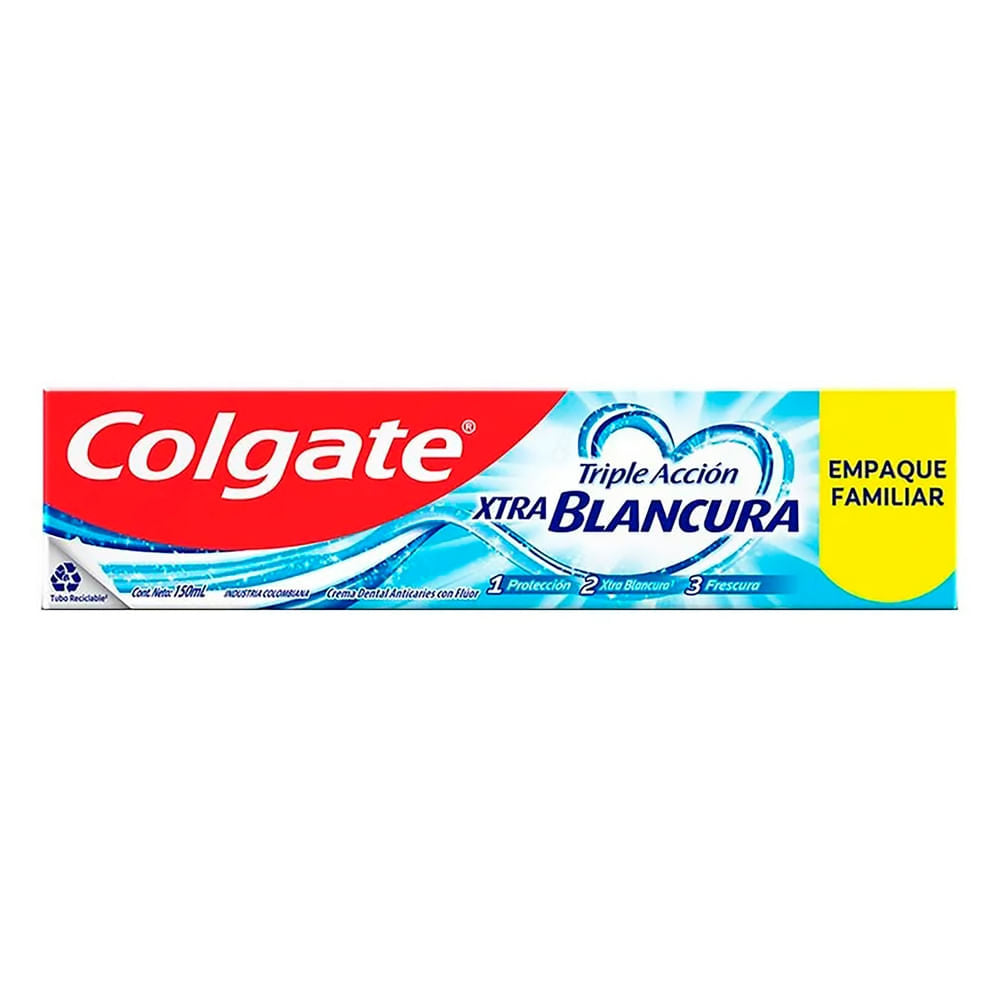 Crem Colgate Tri Act Mas Xtra Blan 150ml