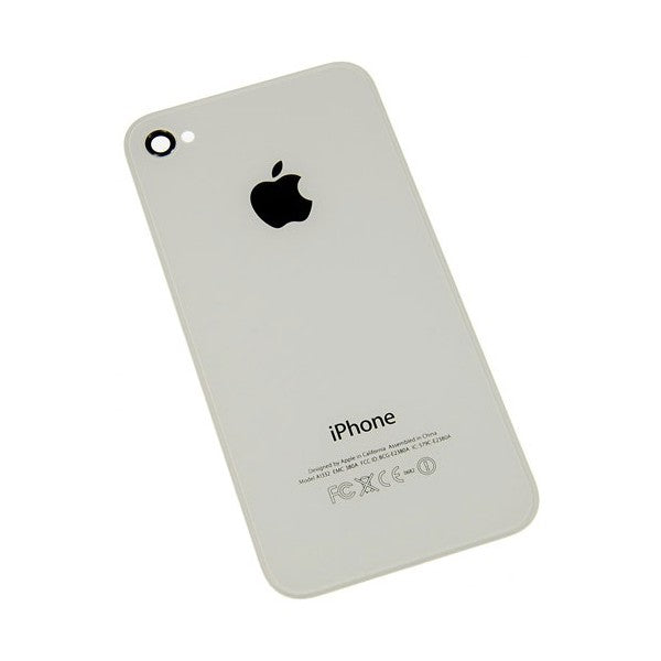 Tapa Iphone 4Gs 4S A1387 Blanca Sin Marco