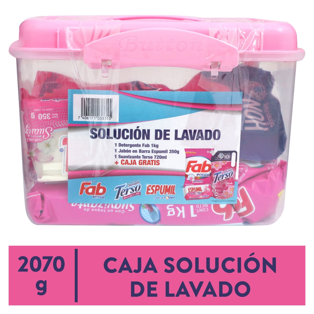 Caja Fab Espuma Terso Solución De Lavado - 2070 G