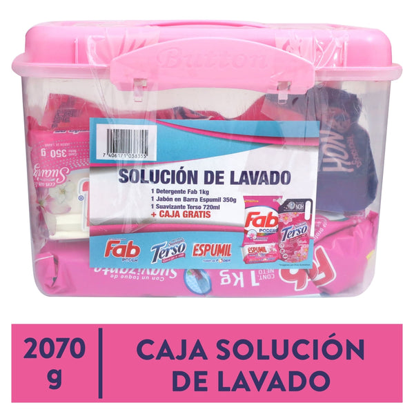 Caja Fab Espuma Terso Solución De Lavado - 2070 G