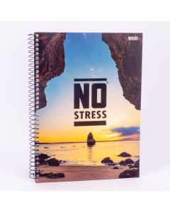 Cuaderno No Stress 80h Resorte Surtido Por Estilo