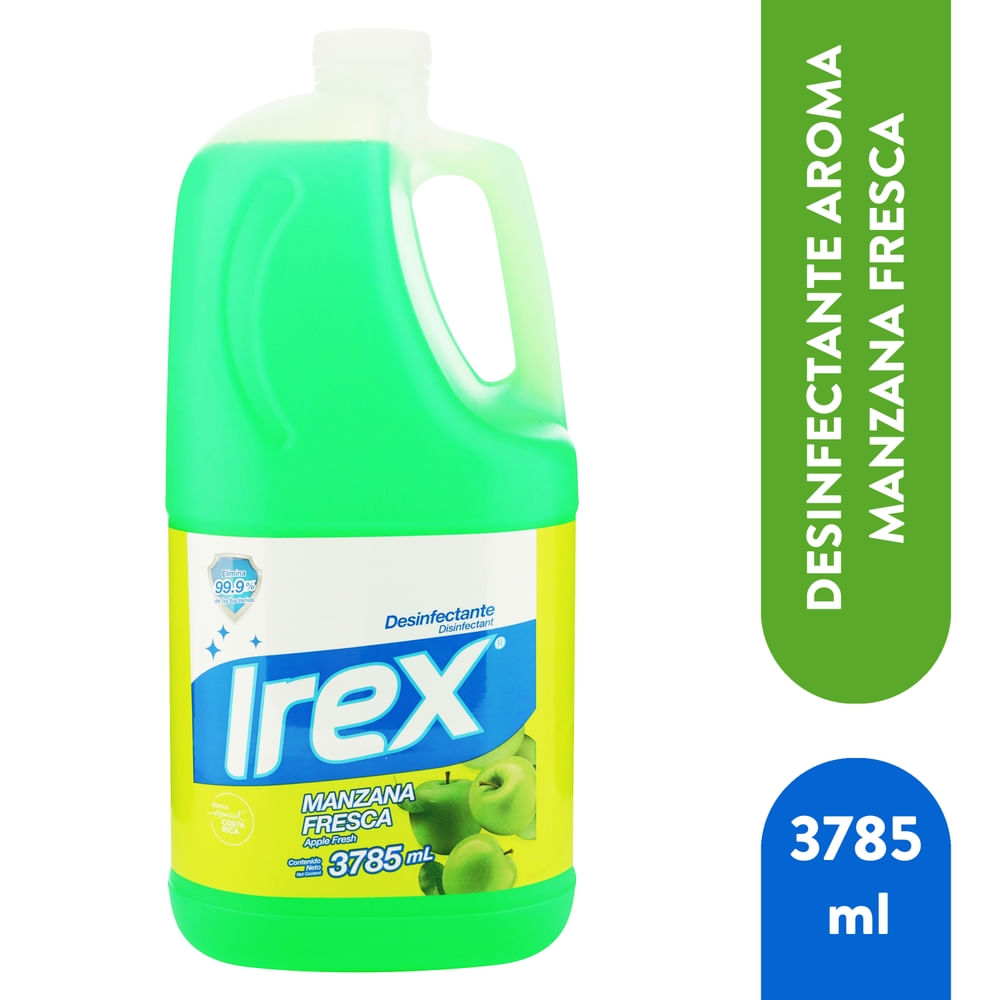 Desinfectante Irex Manzana Verde - 3785 Ml