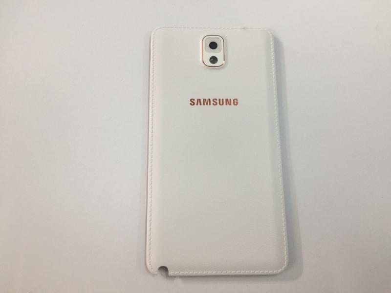 Tapa Samsung Galaxy Note 3 N9000 Original Blanca /dorada Con Marc