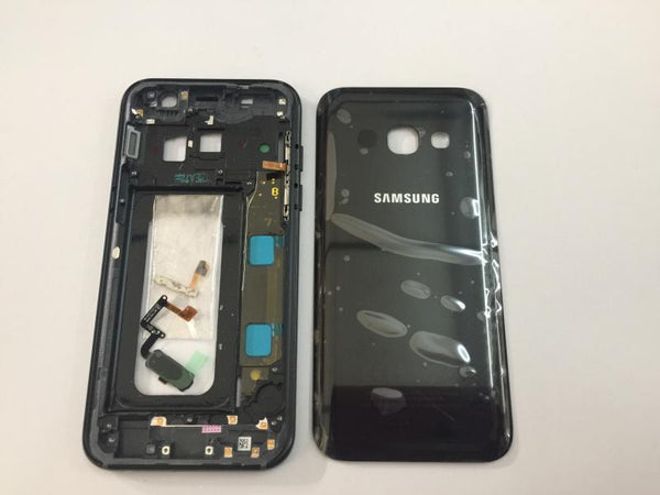 Tapa Samsung Galaxy A3 (2017) A320 Negra Con Marco