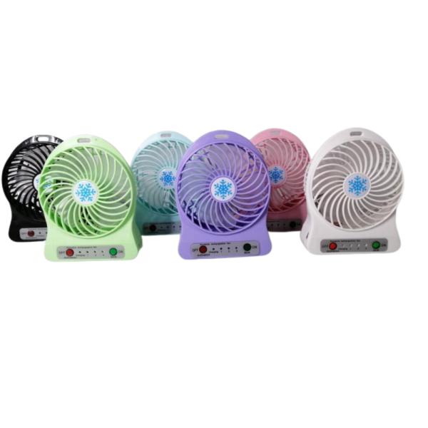 Abanico Ventilador Para Escritorio Negro