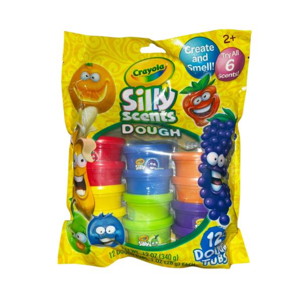 Kit De Arena Moldeable Dough Crayola (12 Unidades)