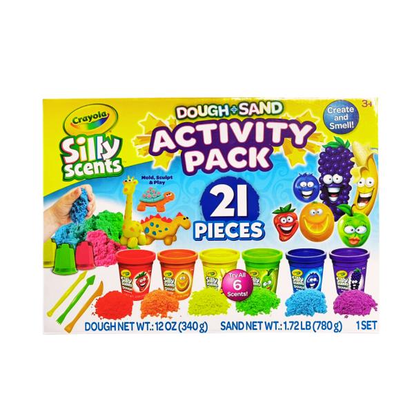 Kit De Arena Moldeable Crayola (21 Piezas)