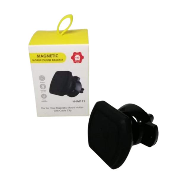 Holder Estuche Magnético Aire Carro H-Jm111 Color Negro