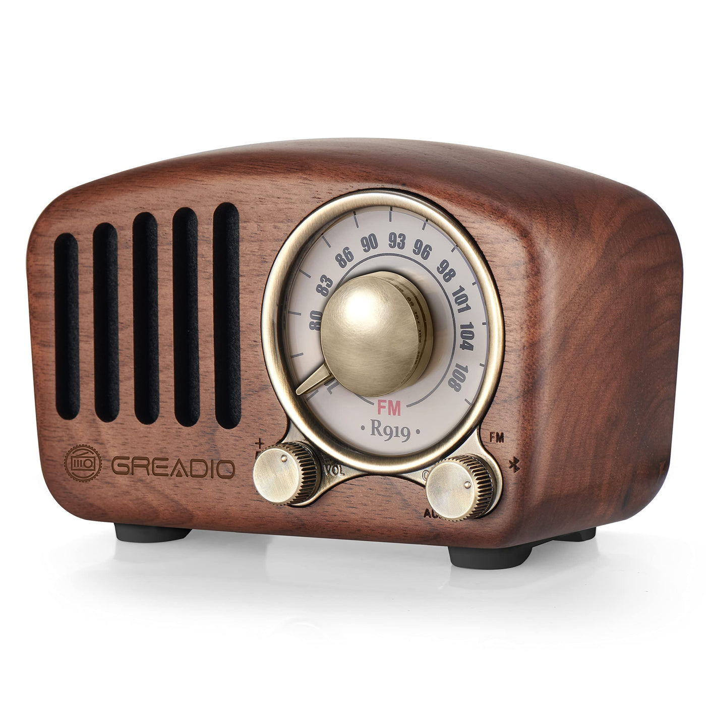Radio Retro Bluetooth de Madera FM/AM