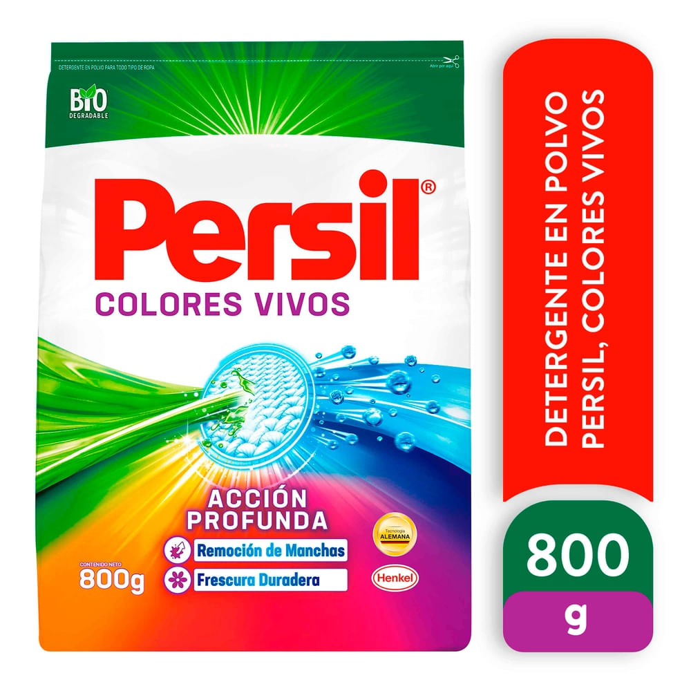 Detergente En Polvo Persil Colores Vivos - 800 G