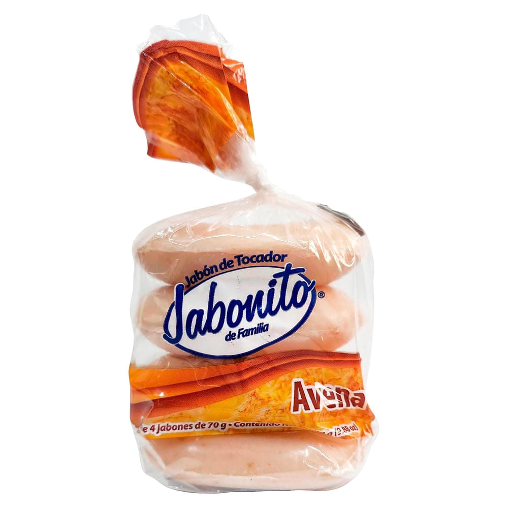 Jabón Tocador Jabonito Avena 3 Pack -280 G