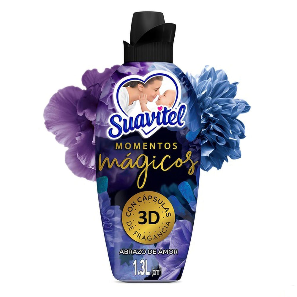 Suavizante De Telas Suavitel Momentos Mágicos Abrazo De Amor 1.3 L