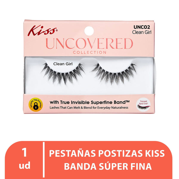 Pestañas Postizas Kiss Banda Súper Fina