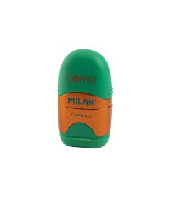 Sacapunta Con Borrador Milan Capsule Copper
