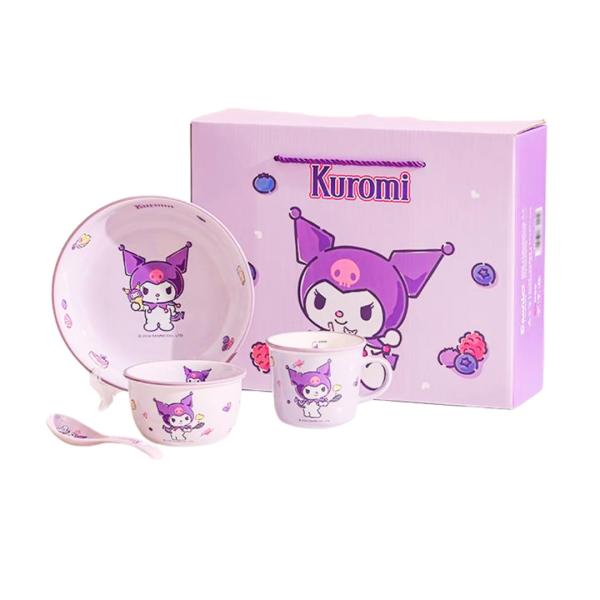 Set De Plato Y Taza De Kuromi