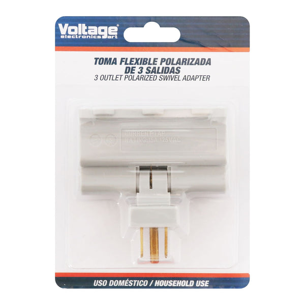 Enchufe Movible Voltage Con 3 Conectores