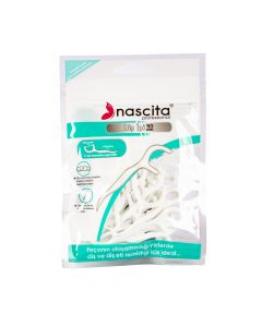 Hilo Dental Plastico Menta 50und Blanco