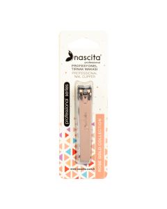 Corta Uñas Plateado Y Oro Rosa