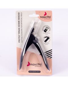 Corta Tips Metálico Liso Negro Y Plateado