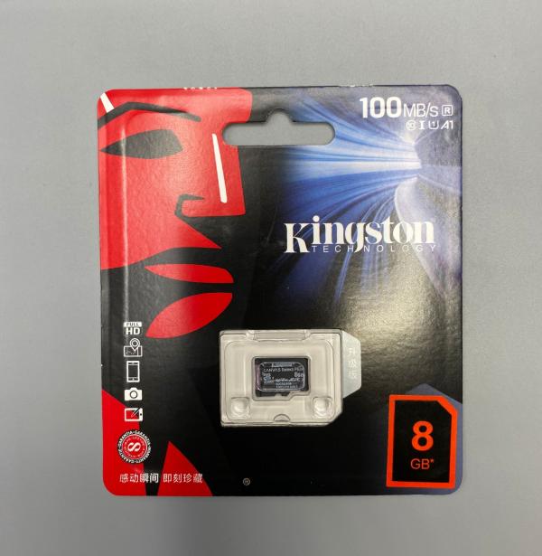 Memoria Micro Sd Kingston 8Gb Blister Azul Negro