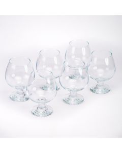 Copa Lav Vidrio Misket 13oz Transparente