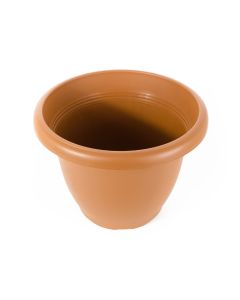 Maceta Plástica Lisa Terracota 1.7l