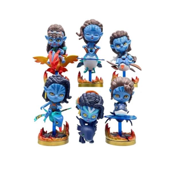 Set De 6 Figuras Chibi De Avatar