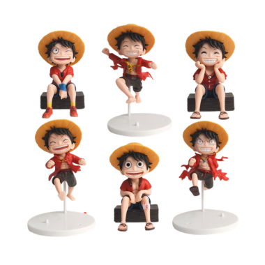 Set De 6 Figuras De Luffy - One Piece