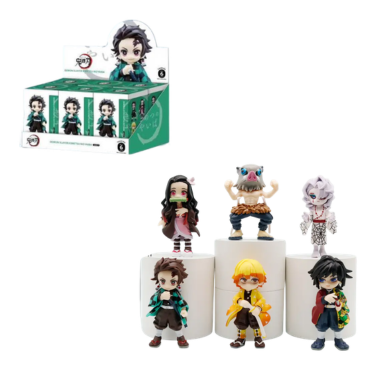 Set De 6 Figuras De Kimetsu No Yaiba - Caja Sorpresa