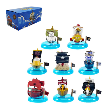 Set De Barcos De One Piece En Caja