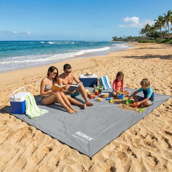 Alfombra Para Exterior Pleglable Modelo Rh33 Gris