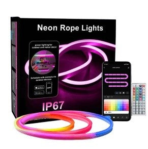 Tira De Luz Neon 10M Rgb