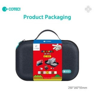 Set De Estuche Para Nintendo Switch 15 En 1 Modelo 91009 Coteci Negro