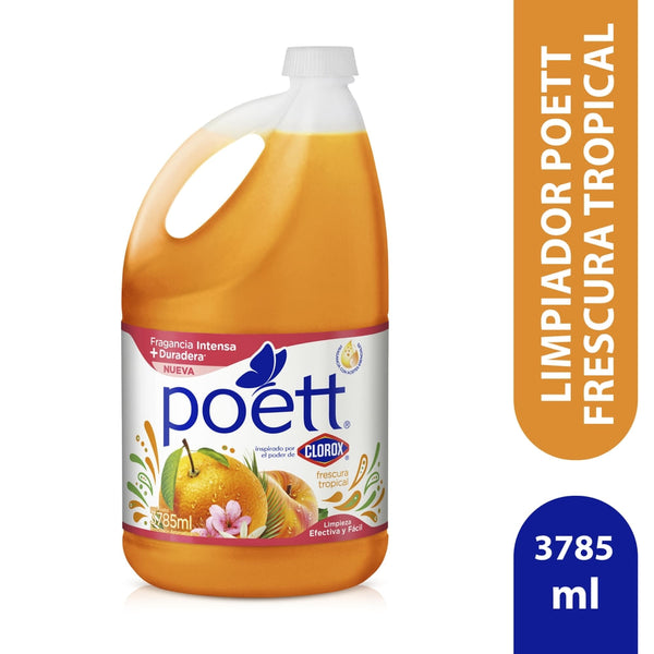 Limpiador Poett Frescura Tropical - 3785 Ml