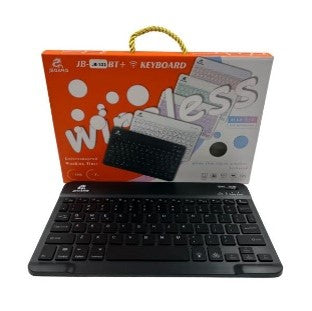 Teclado Para Computadora Jb-332 Bluetooth + Wireless Negro