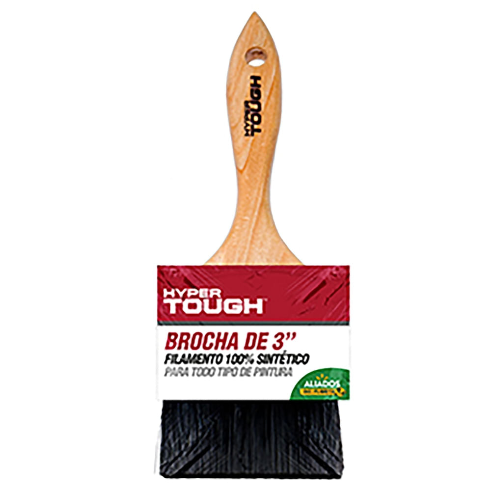 Brocha Hyper Tough Mango De Madera 3 Pulgadas - 1 Ud