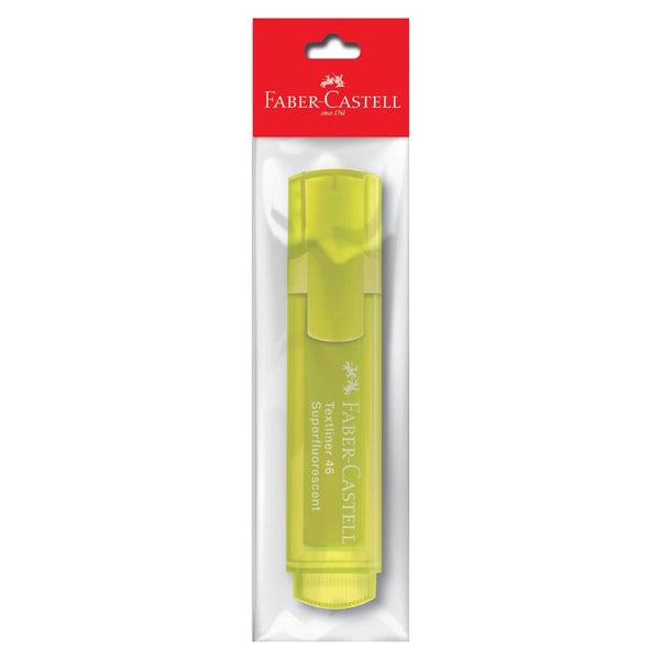Resaltador Faber Castell Textliner Ice 1546 Amarillo Blister 1 Unidad