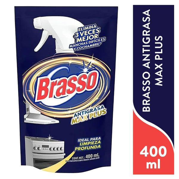 Brasso Antigrasa Doy Pack Max Plus 400ml