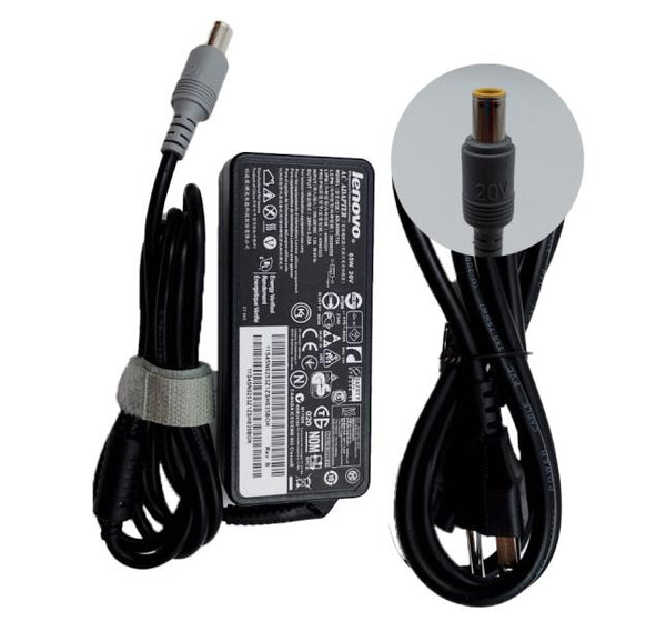 CARGADOR LAPTOP LENOVO 20V 3.25A (8.0 PIN)
