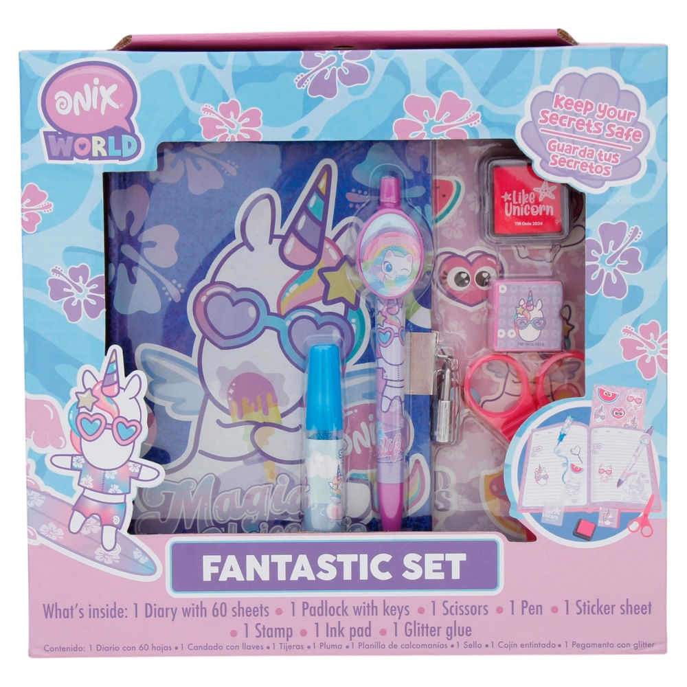 Set De Diario Fantastico Onix