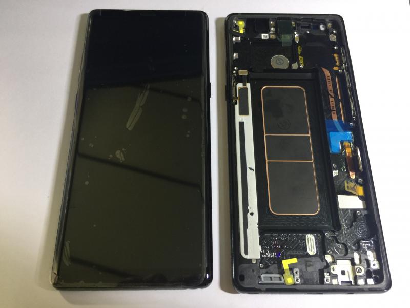 Lcd Pantalla Samsung Galaxy Note 8 N950 Completa Negra Con Marco