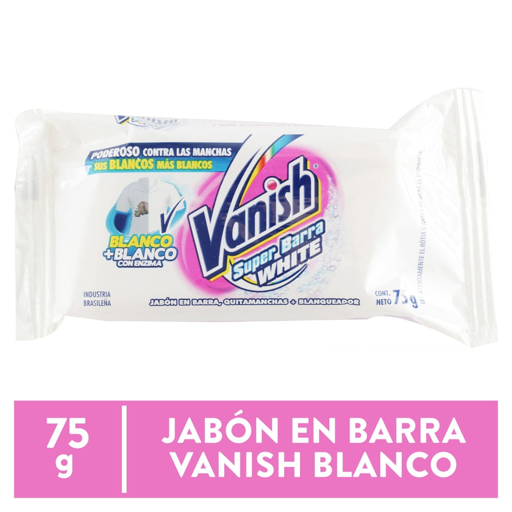 Quitamanchas En Barra Vanish Para Ropa Blanca -75 G