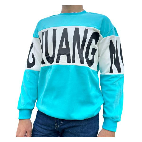 Abrigo Kuang Turquesa/Blanco M