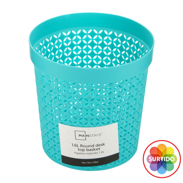 Cesta Redonda De Escritorio 1 6l
