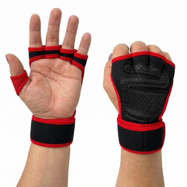 Guantes Para Gimnasio Rojo M