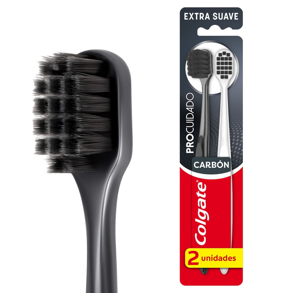Cepillo Colgate Pro Cuidado Charcoal 2p