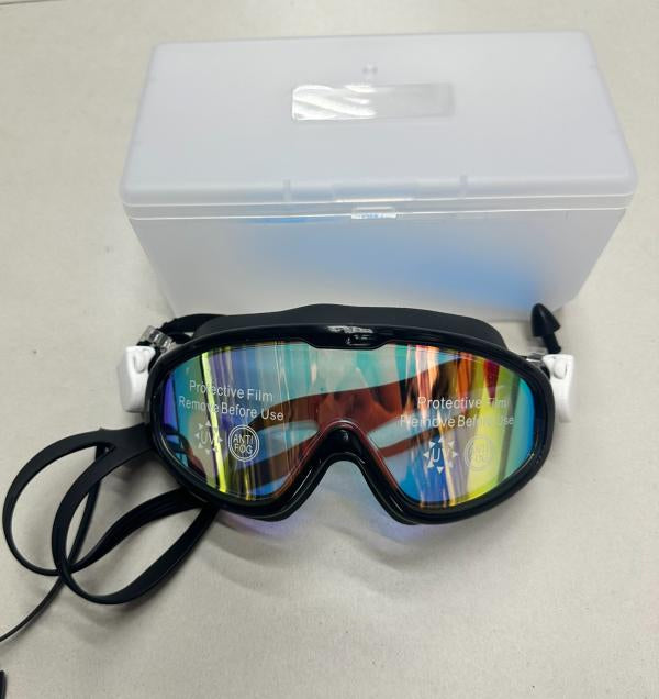 Lentes De Natación Tipo Máscara Polarizado Tornasol Caja Plastica