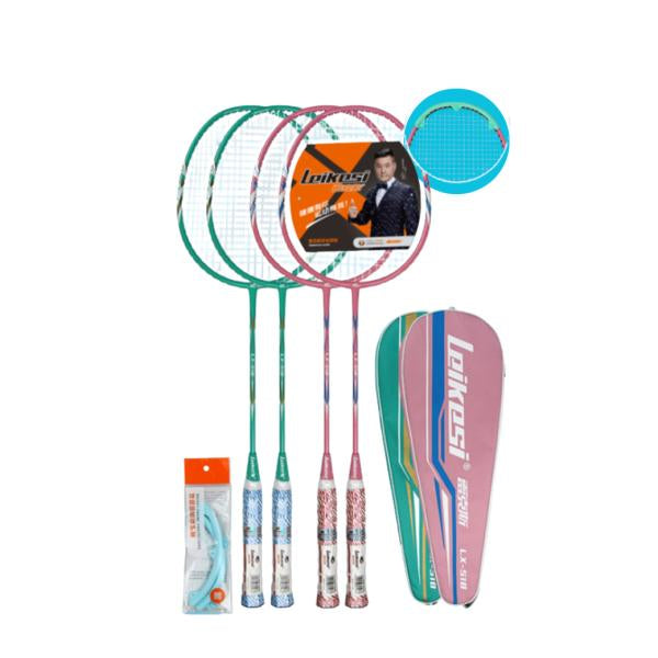 Raquetas De Badminton De Hierro 2 Und Rosa