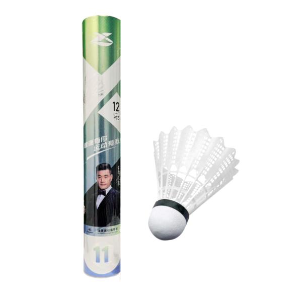 VOLANTE DE BADMINTON #11 DE NAYLON- 12 unds